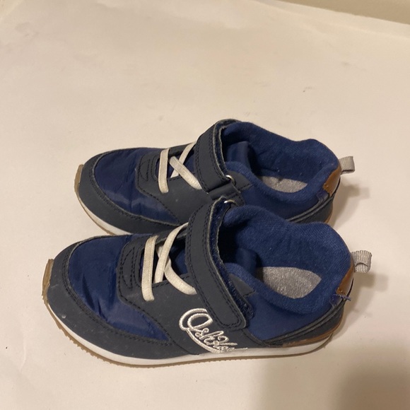 Oshkosh Bgosh boys sneakers size 10M blue brown color - Picture 1 of 7